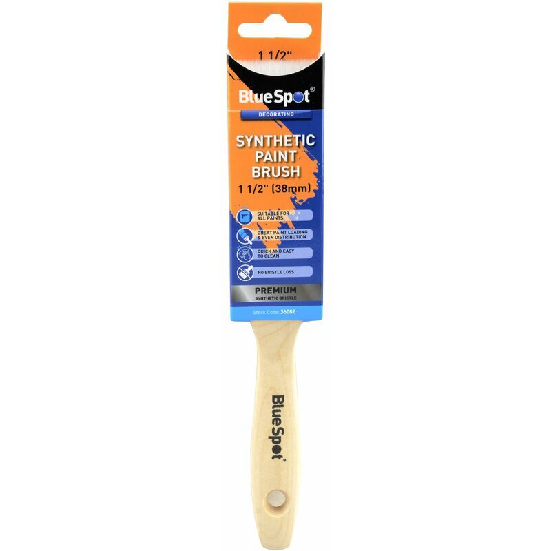 BlueSpot 36002 1 1/2' (38mm) Synthetic Paint Brush