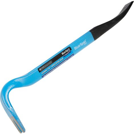BlueSpot 450mm Bent Nose Pry Crow Lever Bar Wrecking Puller Pulling Tool 18"