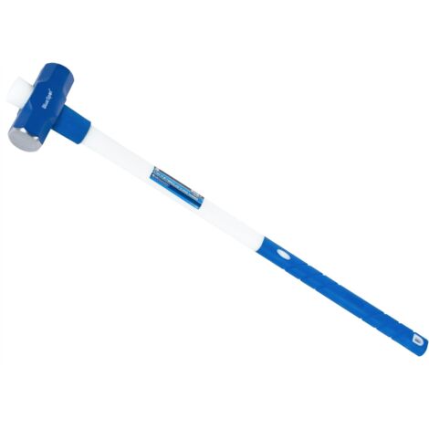 BlueSpot 7lb Sledge Lump Hammer Fibreglass Shock Absorbing Shafted Handle 26612