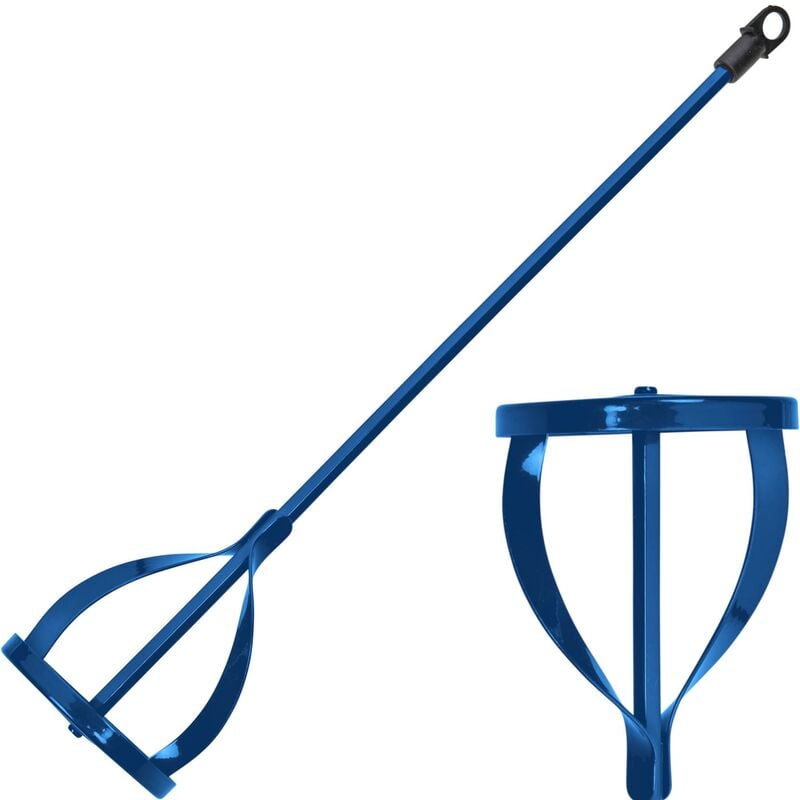 Hex Paint Plaster Mixer Paddle Mixing Heavy Duty Whisk Power Tool 400mm - Bluespot