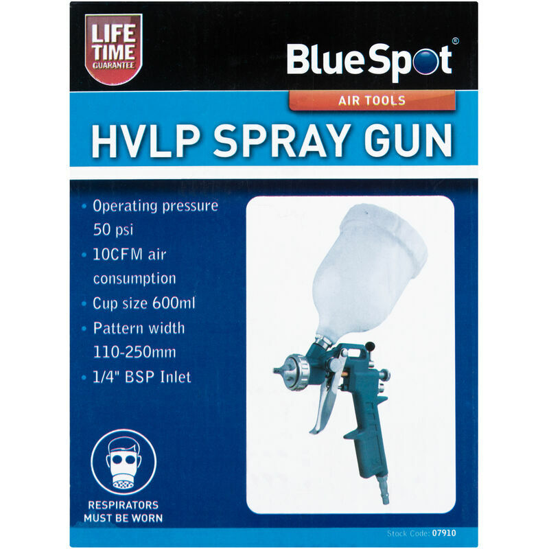 07910 HVLP Spray Gun (600ml) - Bluespot