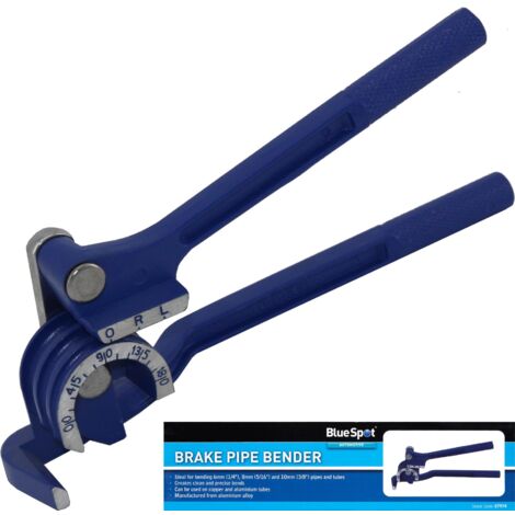 BlueSpot Manual Brake Pipe Bender Bending 6mm 8mm 10mm Tool For Cooper Tube