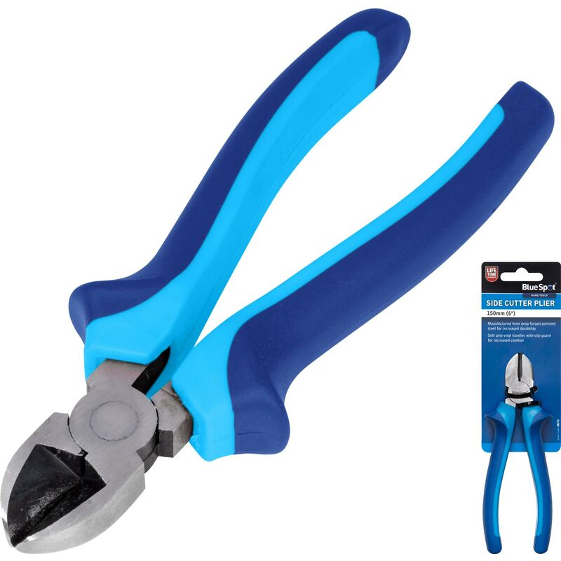 BlueSpot 150mm Side Cutter Pliers Wire Snips Cutters Plier Tool 6