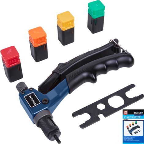 Bluespot Threaded Rivet Nut Setting Tool Riveter Gun Nutsert Riveting M3  M6