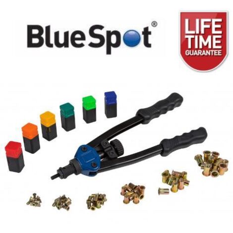 Bluespot Threaded Rivet Nut Setting Tool Riveter Gun Nutsert Riveting M4 - M10