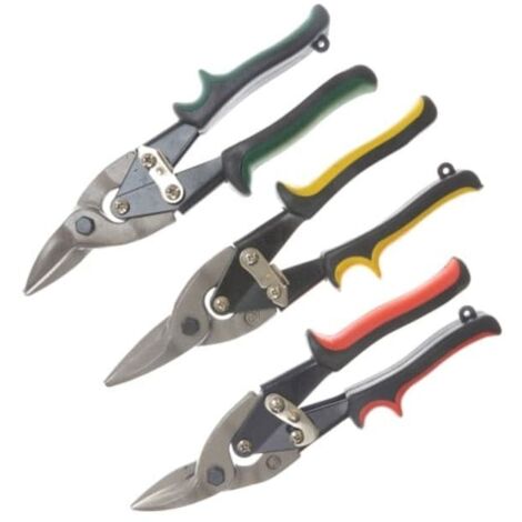 BlueSpot Tools 09305 Aviation Tinsnips Set, 3 Piece B/S09305