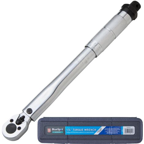 BlueSpot Tools 2011 Torque Wrench 1/4in Drive 2-24Nm B/S2011