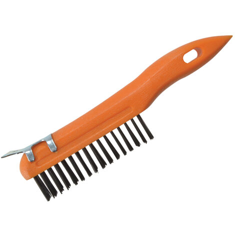 BlueSpot Tools 22523 Plastic Wire Brush & Scraper B/S22523