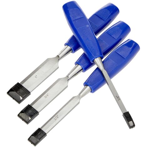 BlueSpot Tools 28124 Wood Chisel Set, 4 Piece B/S28124