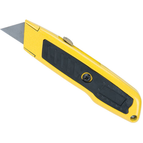 BlueSpot Tools 29158 Soft Grip Retractable Trimming Knife with High-Visibility Handle