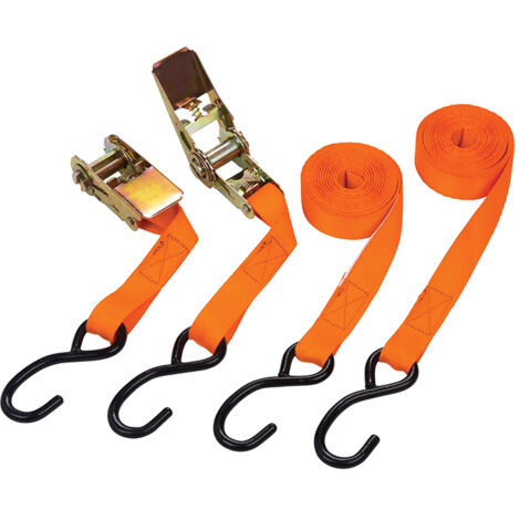 BlueSpot Tools 45407 Ratchet Tie-Down Set 25mm x 4.5m B/S45407