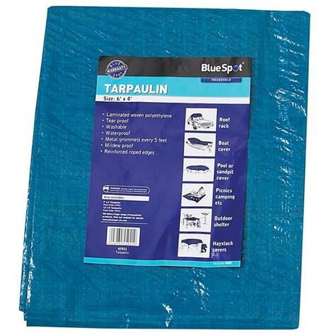 BlueSpot Tools 45922 Tarpaulin 1.9 x 2.9m (6 x 9ft) B/S45922