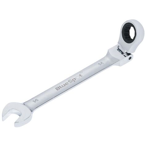 BlueSpot Tools 5109 180° Flexible Head Ratchet Spanner 14mm B/S5109