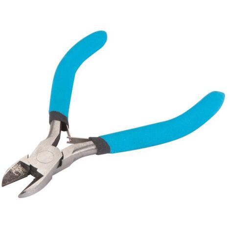 BlueSpot Tools 8500 Soft Grip Mini Side Cutter Pliers for Precise Cutting and Comfortable Handling