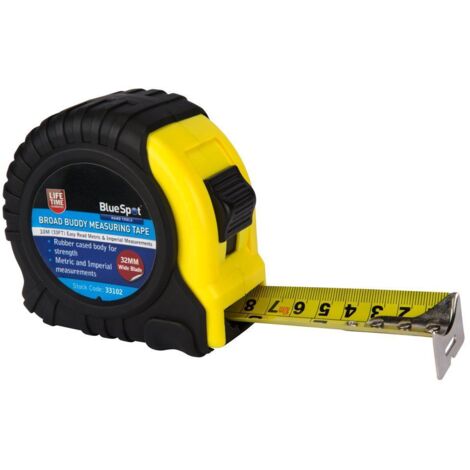 BlueSpot Tools Broad Buddy Pocket Tape 10m/33ft (Width 32mm) B/S33102
