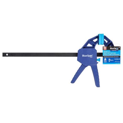 BlueSpot Tools Heavy-Duty Ratchet Speed Clamp & Spreader 300mm 12in B/S10033