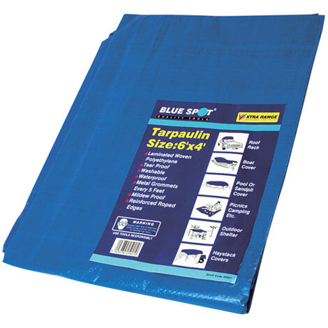 Bluespot Tools Tarpaulin 1.8 X 1.2M (6 X 4Ft)