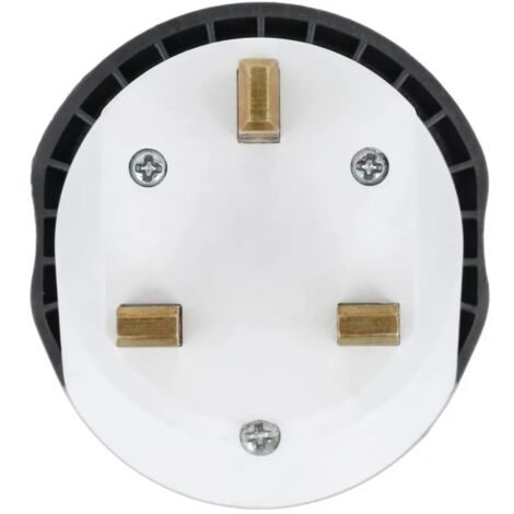 Bluestar universeller Reiseadapter in Weiß UK-Stecker Typ G 13A