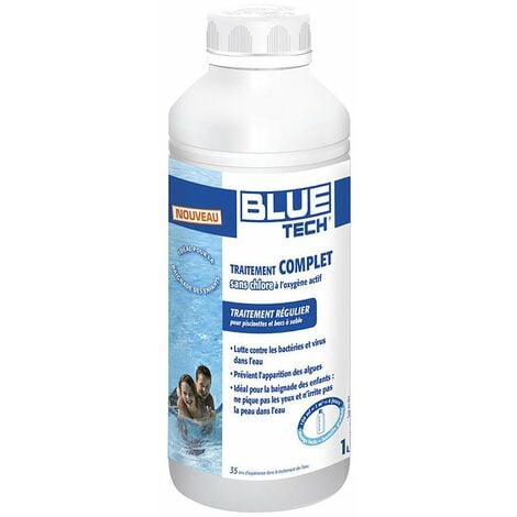 Bluetech Traitement Complet Sans Chlore à l'oxygène actif 1l - BLUE TECH