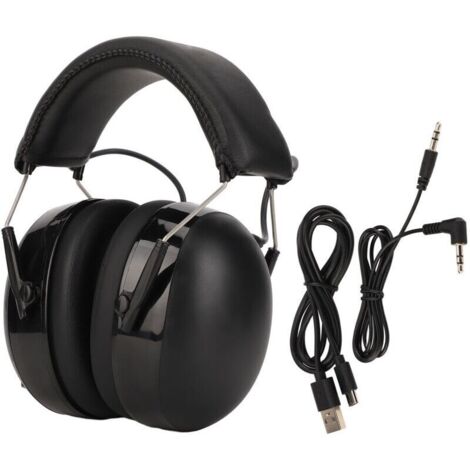 Bluetooth 5.0 Gehörschutz-Kopfhörer, Geräuschunterdrückung, multifunktionales elektronisches Headset, Gehörschutz für Rasenmäher