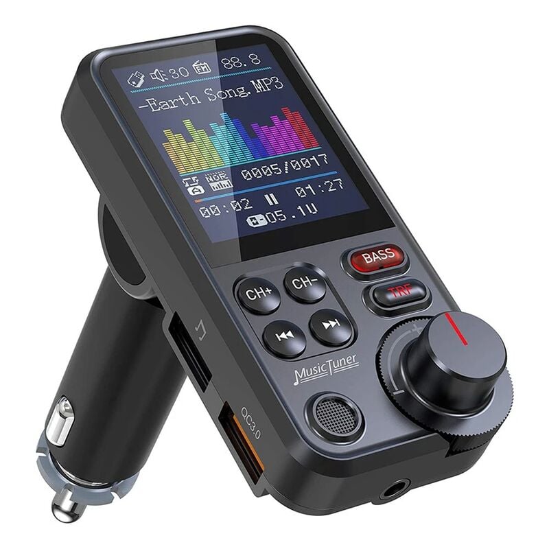 Image of Bluetooth 5.0/DC9-28V BT93 Lettore musicale MP3 wireless Trasmettitore fm Carica audio Vivavoce per auto Lettore musicale MP3