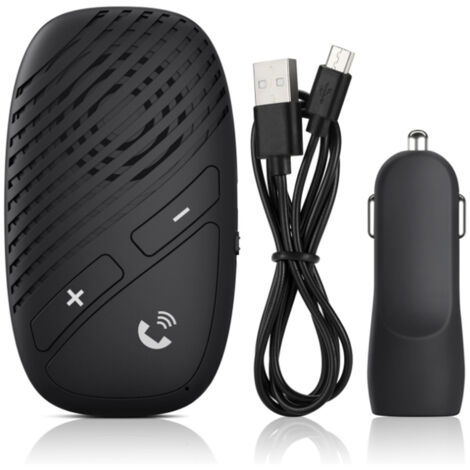 Bluetooth-Auto-Freisprecheinrichtung mit Sonnenschutz, kompatibel mit 4 Sprachen