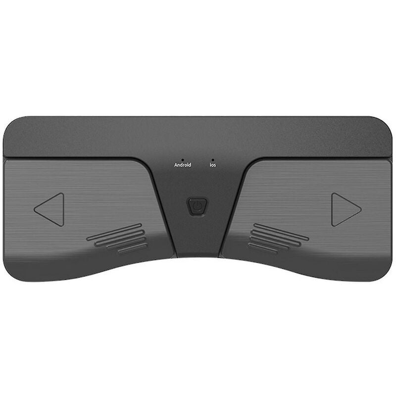 Crea - tourne-page compatible Bluetooth, contrôle sans fil Intelligent, pédale Abs, musique (1 pièce noire) Th