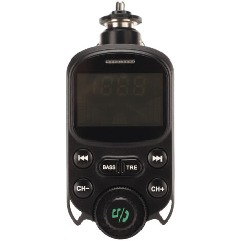 Bluetooth-FM-Transmitter fürs Auto mit PD30W QC18W Schnellladefunktion, MP3-Adapter und USB-Audioplayer.