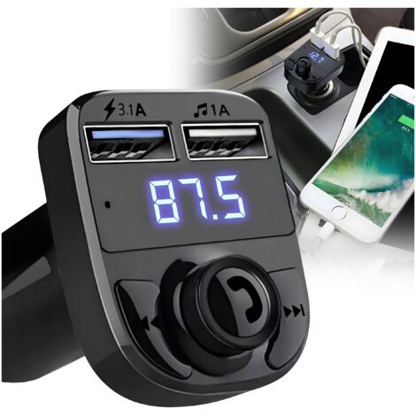Bluetooth FM-Transmitter MP3-Ladegerät BT-Audio-Transmitter