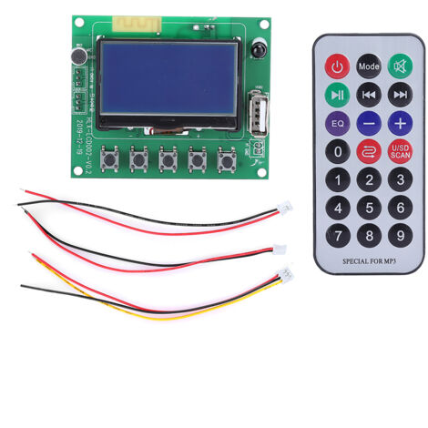 Bluetooth-MP3-Decoderplatine mit LCD-Songtextanzeige und Fernbedienung