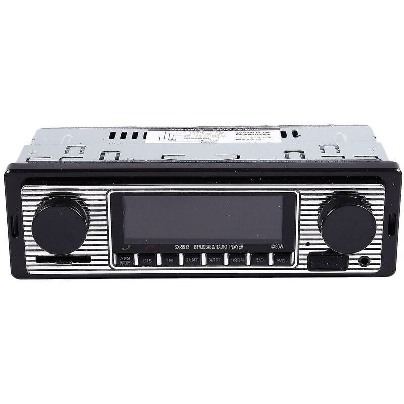 Image of SNQ - Bluetooth Oldtimer-Radio MP3-Player Stereo usb aux Klassische Auto Stereo Audio
