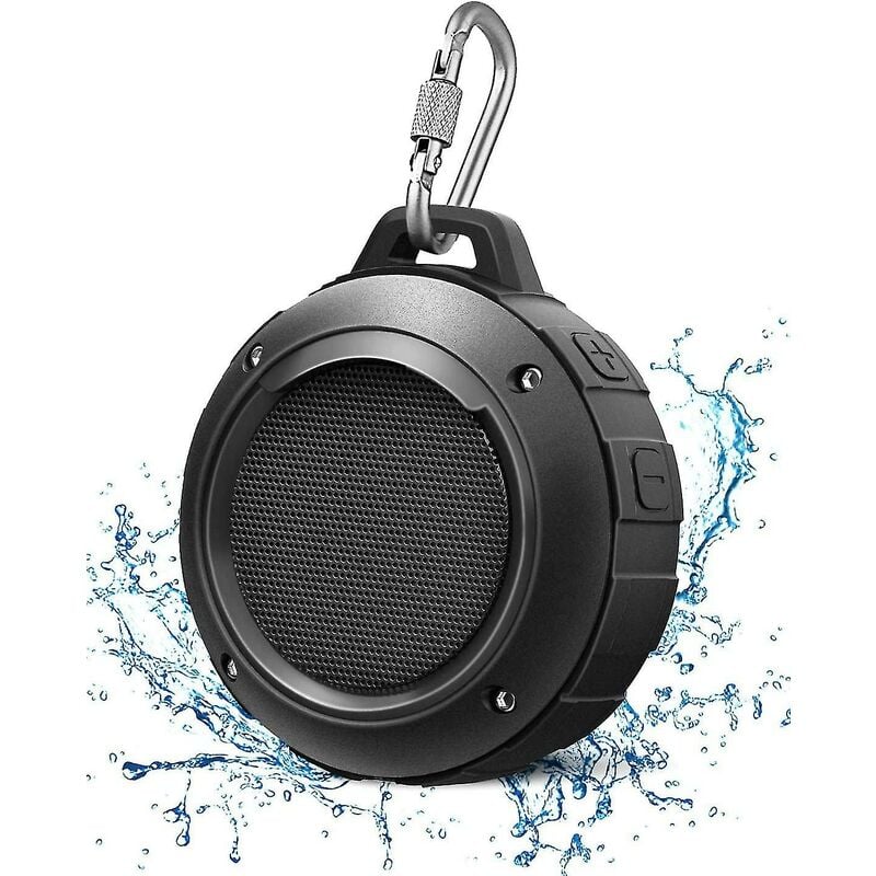 Bluetooth Shower Speaker Waterproof Ipx5 Portable Wireless Speaker With Hd Stereo 8 Hour
