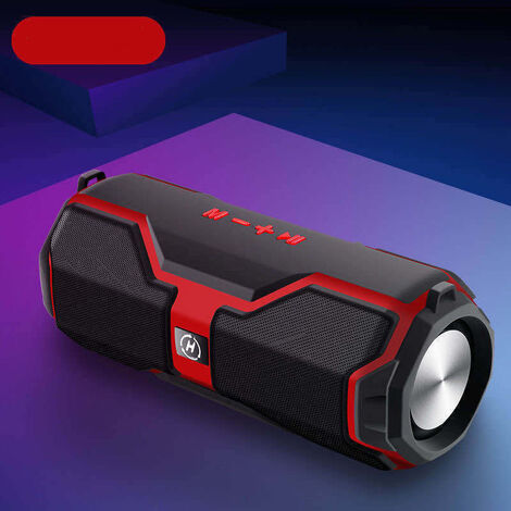 Bluetooth Speaker Portable Bluetooth Speaker Outdoor Wireless Speaker Red