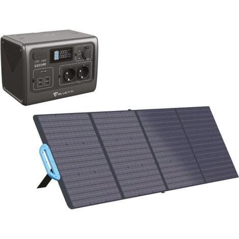 BLUETTI Powerstation-Set EB55 + 200 W Solarmodul