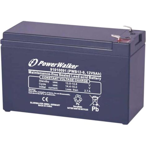 BlueWalker PWB12-9 - batteries pour les systèmes de secours (plomb-acide scellé (VRLA), -15-50 °C)