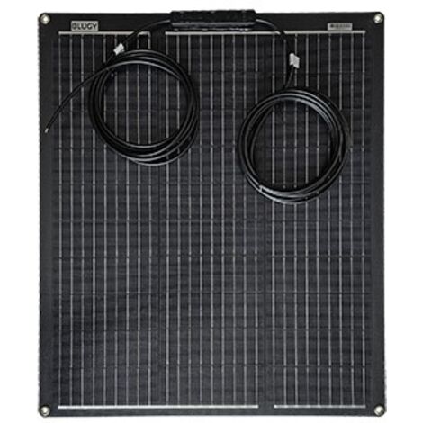 Blugy Panel solar monocristalino semiflexible, 60W, 600x520x3mm