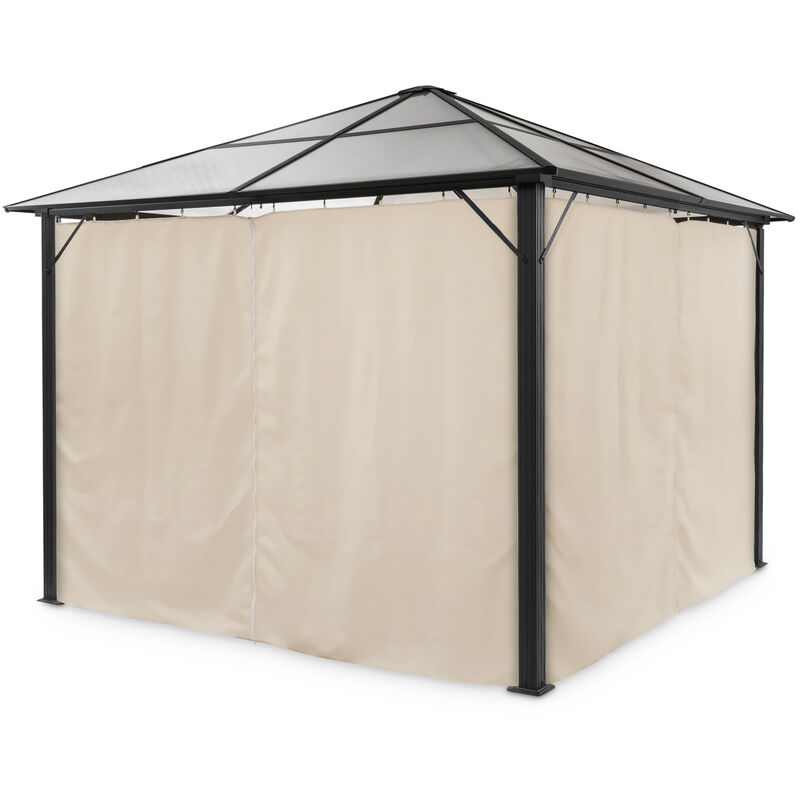 

Blumfeldt - Blum Pantheon Solid Sky Carpa con 4 cortinas laterales 3x3m Policarbonato Aluminio