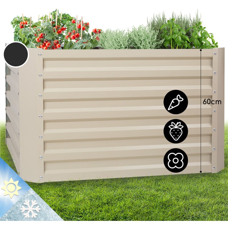 

Blum High Grow Straight Jardinera elevada 100 x 60 x 100 cm 600 litros acero
