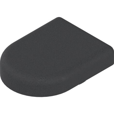 Blum Abdeckkappe halbrund schwarz