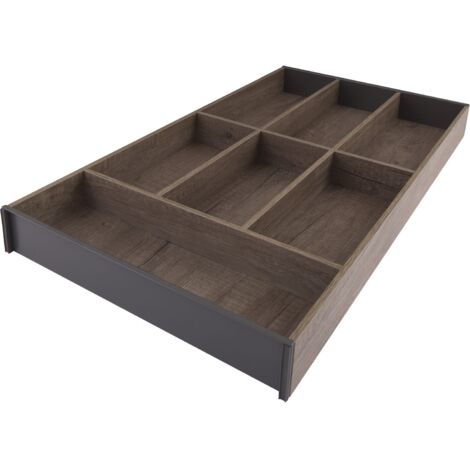 Blum Ambia-Line Besteckeinsatz Besteckkasten 574x300x50mm, Nebraska Eiche Stahl