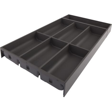 Blum Ambia-Line Besteckkasten 574x300x50, Stahl oriongrau matt