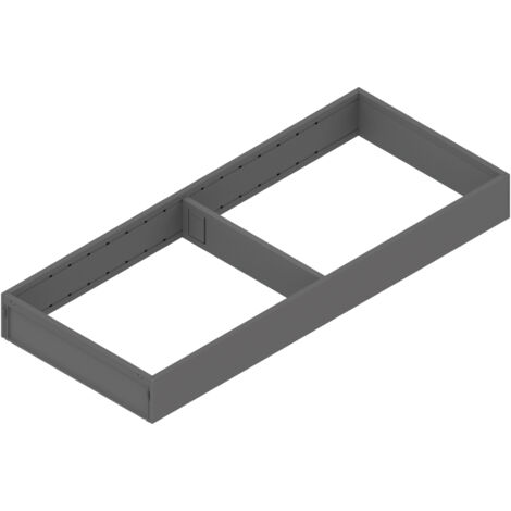 Blum AMBIA-LINE Cassetto Telaio Largo NL500 mm Acciaio, Grigio Opaco, Grigio
