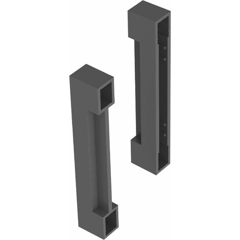 Blum Ambia-Line Doppelrelinghalter, Relinghalter für Legrabox Höhe C, oriongrau