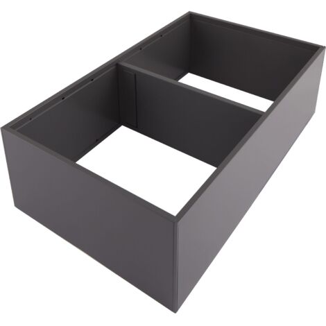 Blum Ambia-Line Frontauszugsrahmen 371x218x110mm, KS Stahl oriongrau matt