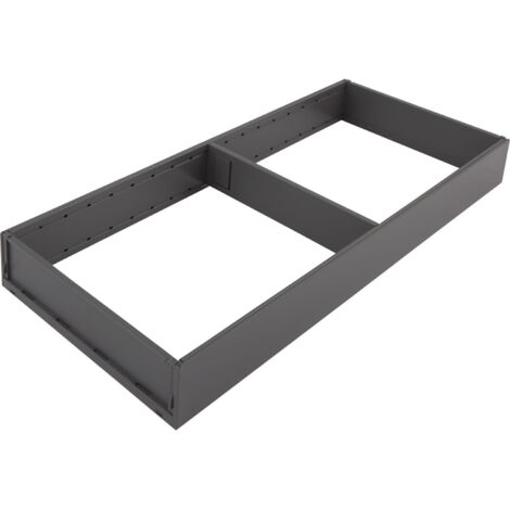 Blum Ambia-Line Schubkastenrahmen breit - 472x200x50mm, Stahl oriongrau matt
