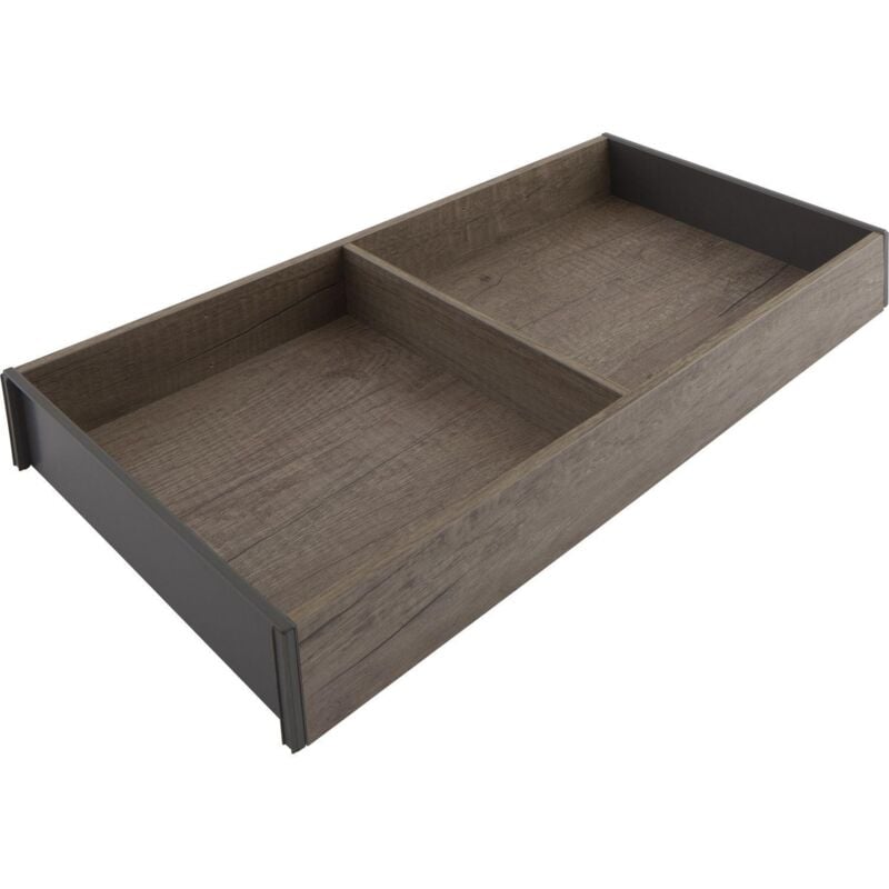 Ambia Line Schubladeneinsatz breit mit 1 Querteiler - Schubkasteneinsatz NL500mm, B200mm, Nebraska Eiche - Blum