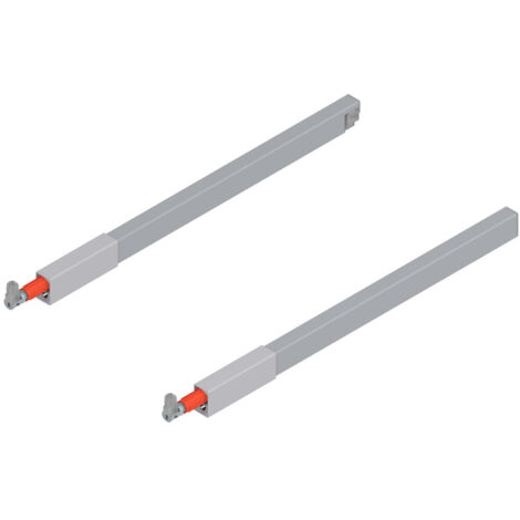 BLUM ANTARO Tandembox Längsreling Set, NL 400,  grau