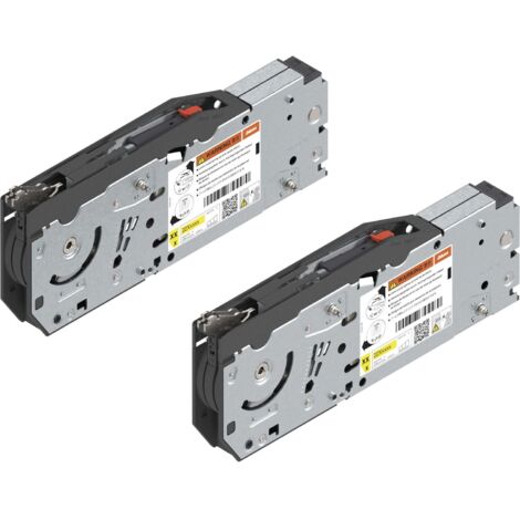 Blum Aventos HF TOP Kraftspeicher 22F2510 Set Blumotion - Klappenbeschlag für Oberschränke mit geteilter Front - Hochklappbeschlag mit Schrauben, Stahl