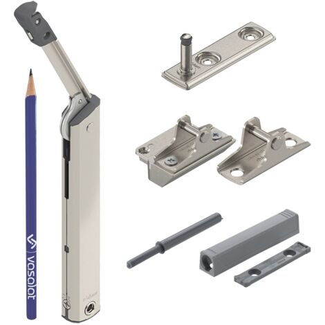 Blum Aventos HK-XS 20K1101T Kraftspeicher Set 8-tlg., Klappenbeschlag mit Tip On für Holz- und Alufronten