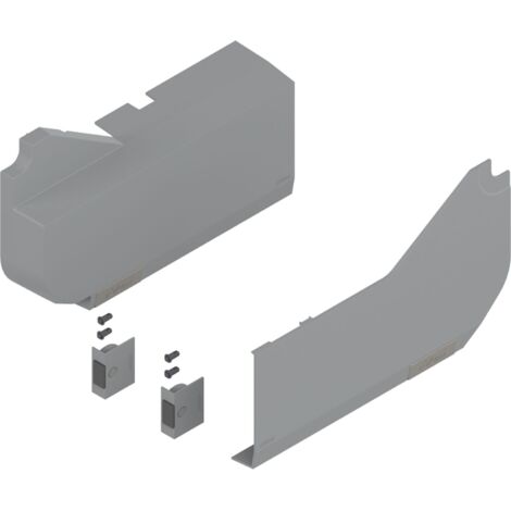 Blum AVENTOS HL Hochliftklappe,  Abdeckkappenset,  links/rechts,  für SERVO-DRIVE hellgr